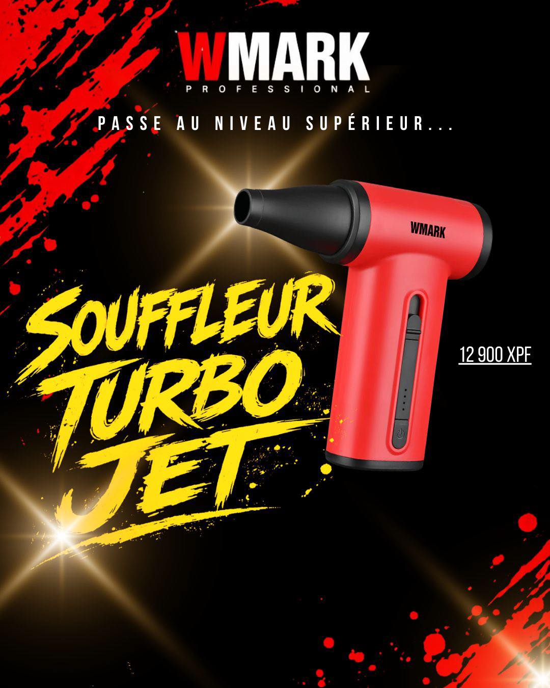 đ SOUFFLEUR TURBO JET WMARK â ĂDITION PRO ROUGE
