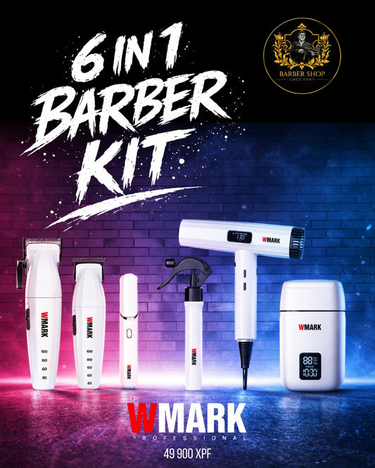 💈 WMARK 6 IN 1 BARBER KIT – PRO EDITION